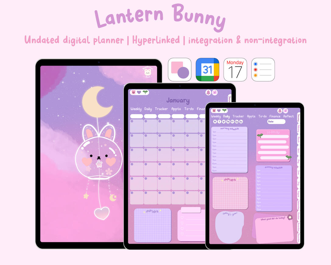 Bunny Winter Wonderland Icon Set ☃️❄️